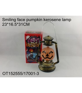 HALLOWEEN - SMILING PUMPKIN KEROSENE LAMP