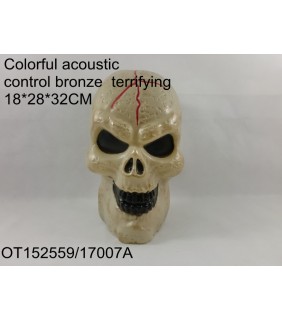HALLOWEEN - COLOURFUL ACOUSTIC BRONZE GHOST HEAD