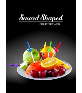 SWORD SHAPED FRUIT SKEWER