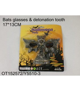 HALLOWEEN - BATS GLASSES & SNAGGLETOOTH